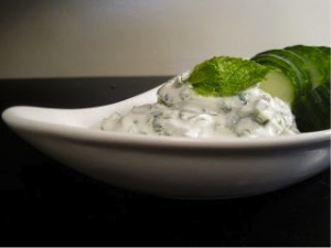 Mint/Basil Greek Yogurt dip
